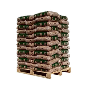 DS Energies Holzpellets DINplus / ENplus A1 – 975 kg Palette (65 x 15 kg) PEFC zertifizierte Nadelholz Pellets für effizientes Heizen