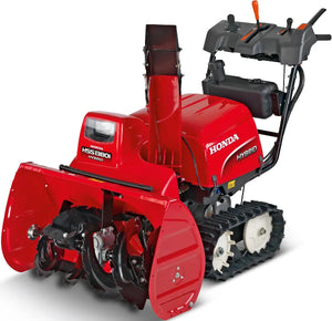 Honda HSS 1380i1 TD Hybrid-Schneefräse – 81 cm Räumbreite, Raupenantrieb & Elektrostart