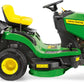 John Deere X117R Rasentraktor mit integriertem Grasfangsystem