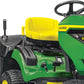 John Deere X117R Rasentraktor mit integriertem Grasfangsystem