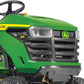 John Deere X117R Rasentraktor mit integriertem Grasfangsystem
