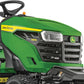 John Deere X167R Aufsitzrasenmäher mit 300-Liter-Fangkorb und Hydrostat-Antrieb