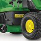 John Deere X167R Aufsitzrasenmäher mit 300-Liter-Fangkorb und Hydrostat-Antrieb