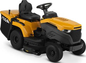 STIGA Estate 598 W Special HONDA Rasentraktor mit Mulchkit, Anhängerkupplung & Ladegerät – 98 cm Schnittbreite