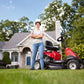 Troy-Bilt TB 76T-S Aufsitzmäher – Rasentraktor mit Seitenauswurf & 76 cm Schnittbreite